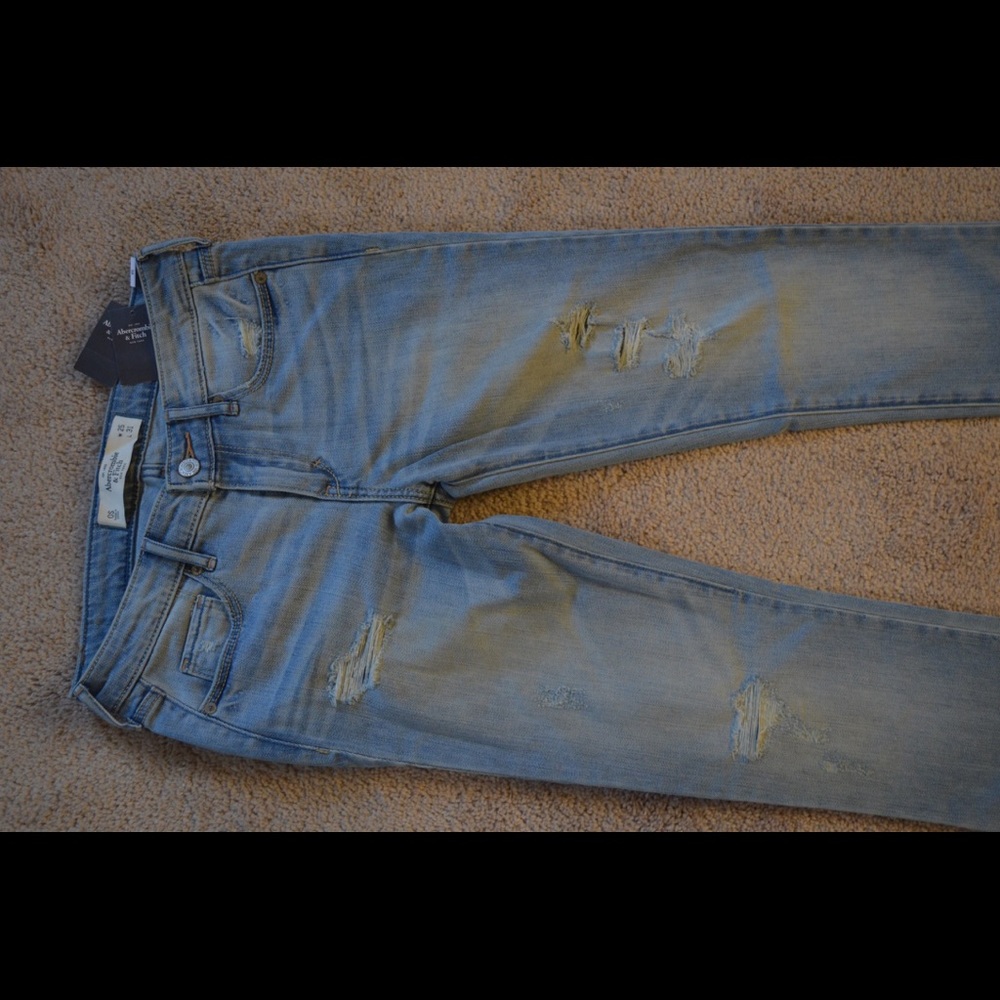 A&F skinny boot jeans NWT